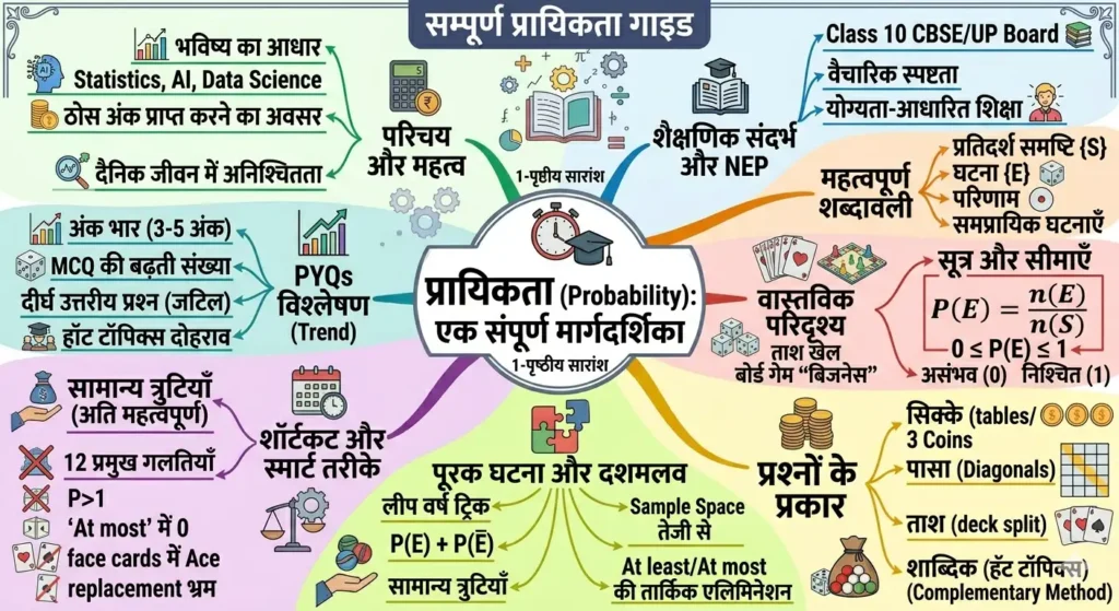 प्रायिकता – सम्पूर्ण गाइड (Concept, Tricks, PYQs, Case Study)