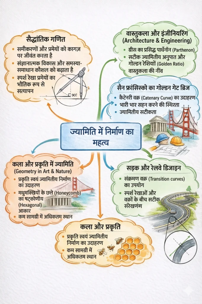 ज्यामिति में निर्माण का महत्व
