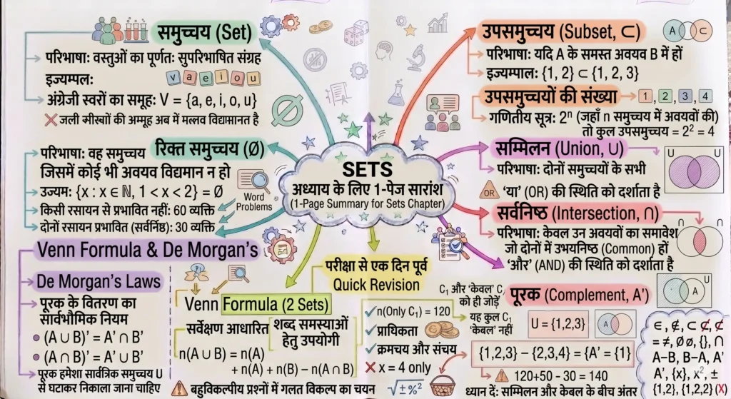 sets 1-Page Revision Notes