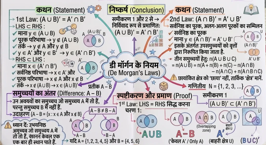 De Morgan’s Laws (डी मॉर्गन के नियम)