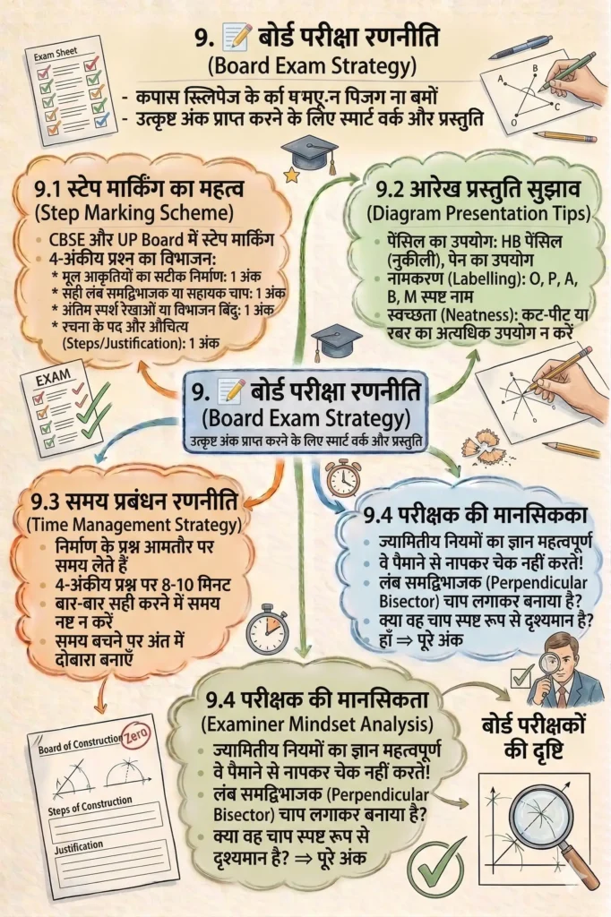 9. 📝 बोर्ड परीक्षा रणनीति (Board Exam Strategy)