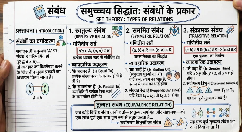 संबंधों के प्रकार (Types of Relations)