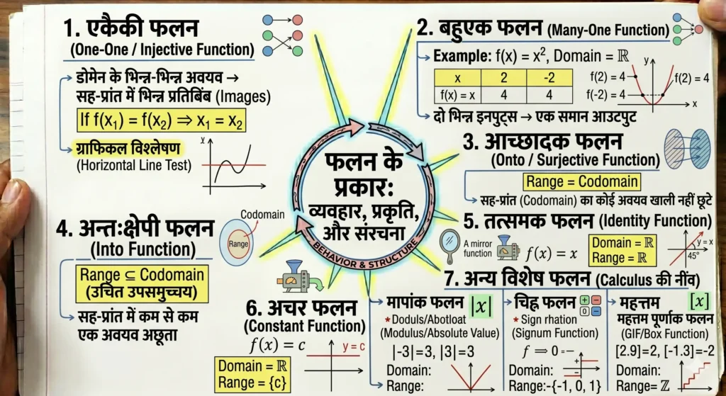 Functions के प्रकार (Types of Functions)