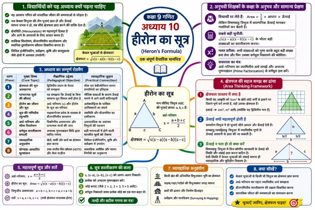 विद्यार्थियों को हीरोन का सूत्र क्यों पढ़ना चाहिए