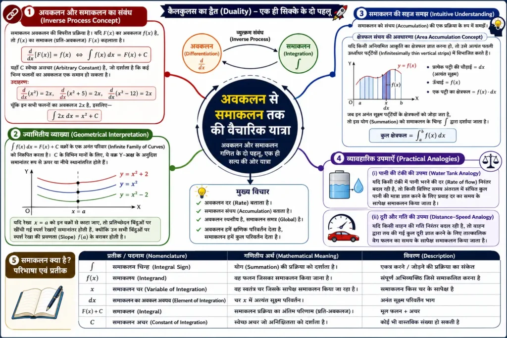 अवकलन से समाकलन तक की वैचारिक यात्रा