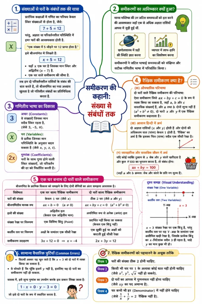 समीकरण की कहानी: संख्या से संबंधों तक