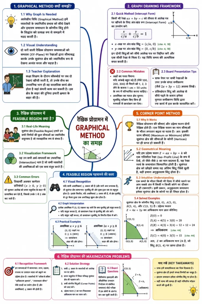 रैखिक प्रोग्रामन में Graphical Method का समझ