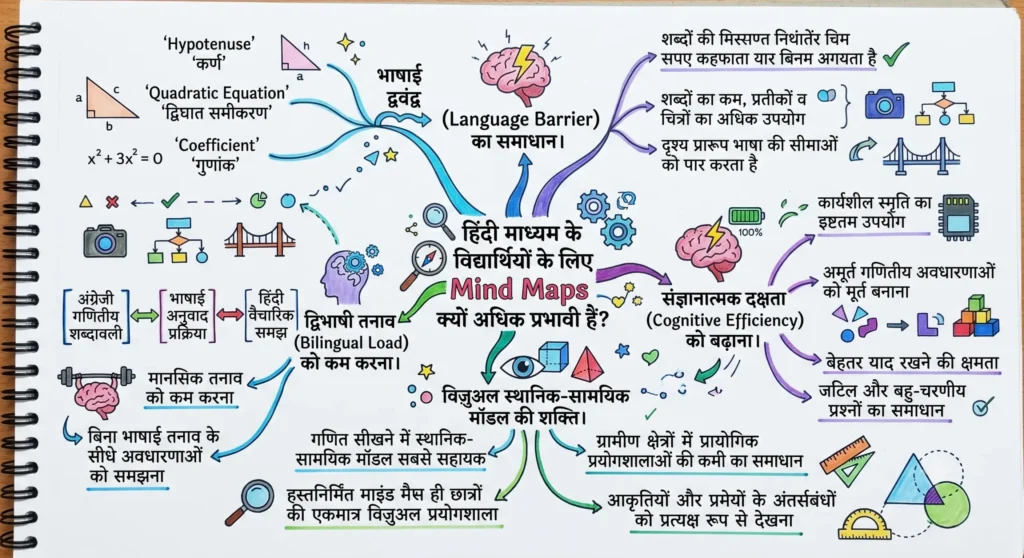 हिंदी माध्यम के विद्यार्थियों के लिए Mind Maps क्यों अधिक प्रभावी हैं?