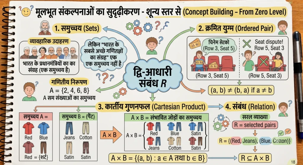 Concept Building (मूलभूत संकल्पनाओं का सुदृढ़ीकरण - शून्य स्तर से)