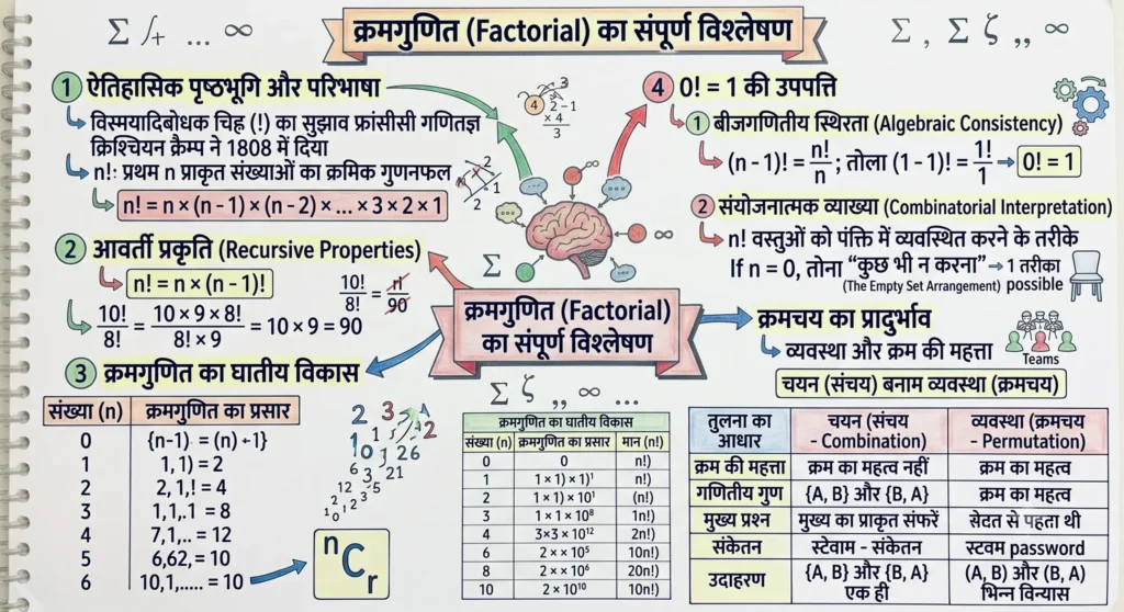 क्रमगुणित (Factorial) का संपूर्ण विश्लेषण
