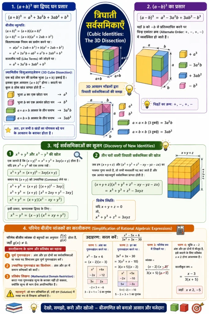 त्रिघाती सर्वसमिकाएँ (Cubic Identities: The 3D Dissection)