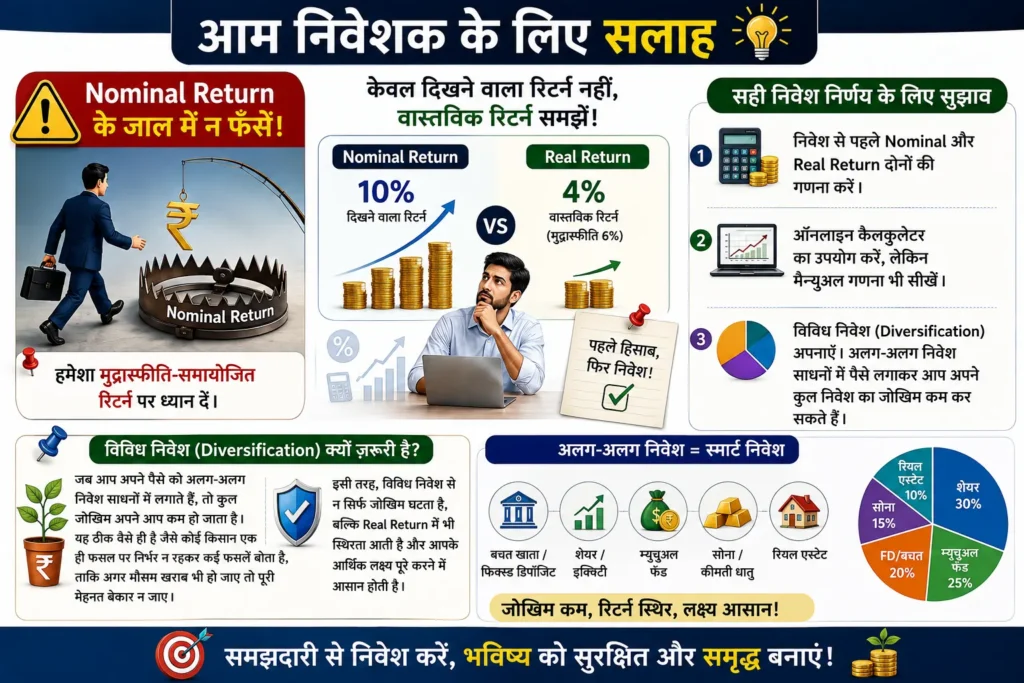 आम निवेशक के लिए सलाह