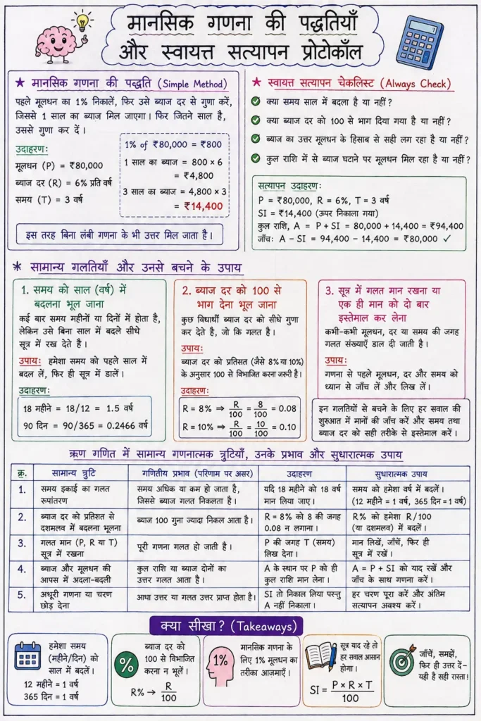 मानसिक गणना की पद्धतियाँ और स्वायत्त सत्यापन प्रोटोकॉल